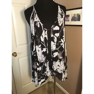 Long Tank Top/ Bathing suit cover-up